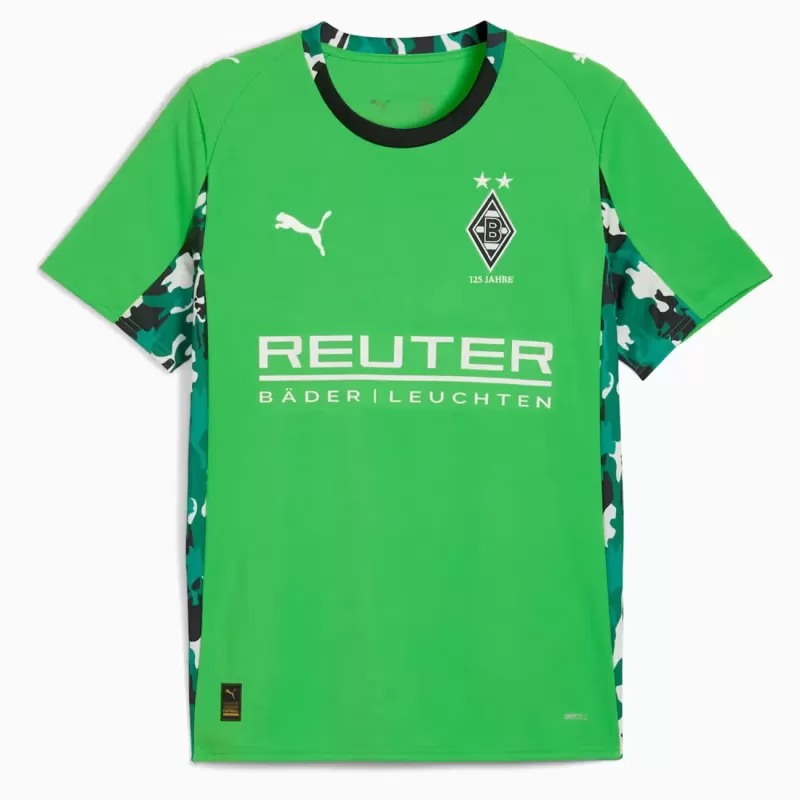 2025 2026 Borussia Monchengladbach Mens Away Soccer Jersey Green