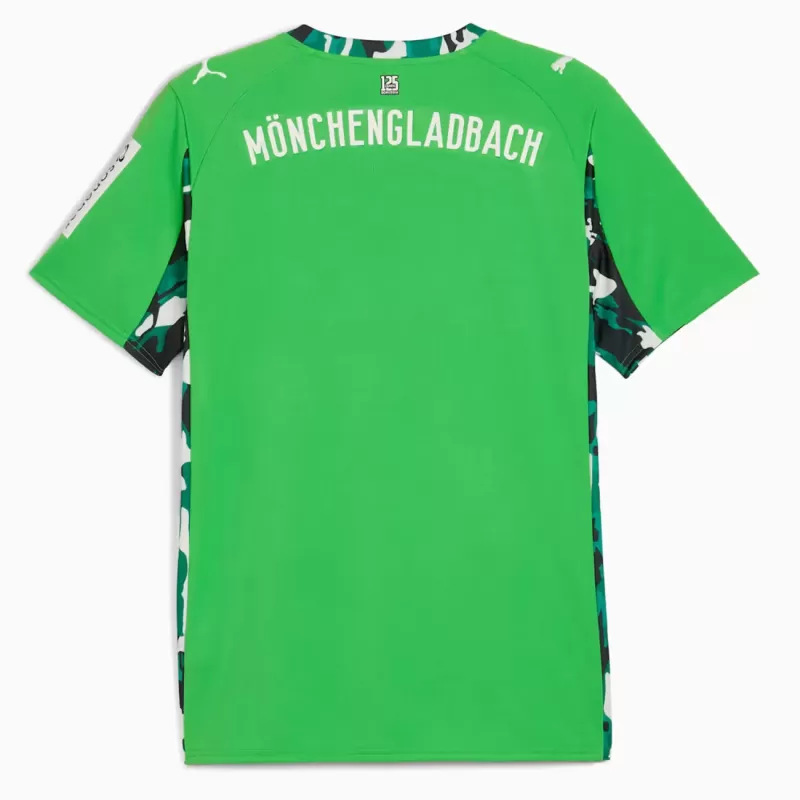 2025 2026 Borussia Monchengladbach Mens Away Soccer Jersey Green