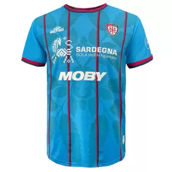 2025 2026 Cagliari Calcio Mens Third Soccer Jersey Oak Leaf Pattern