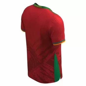 2025 2026 Cameroon Mens Away Soccer Jersey Red Lion Graphic