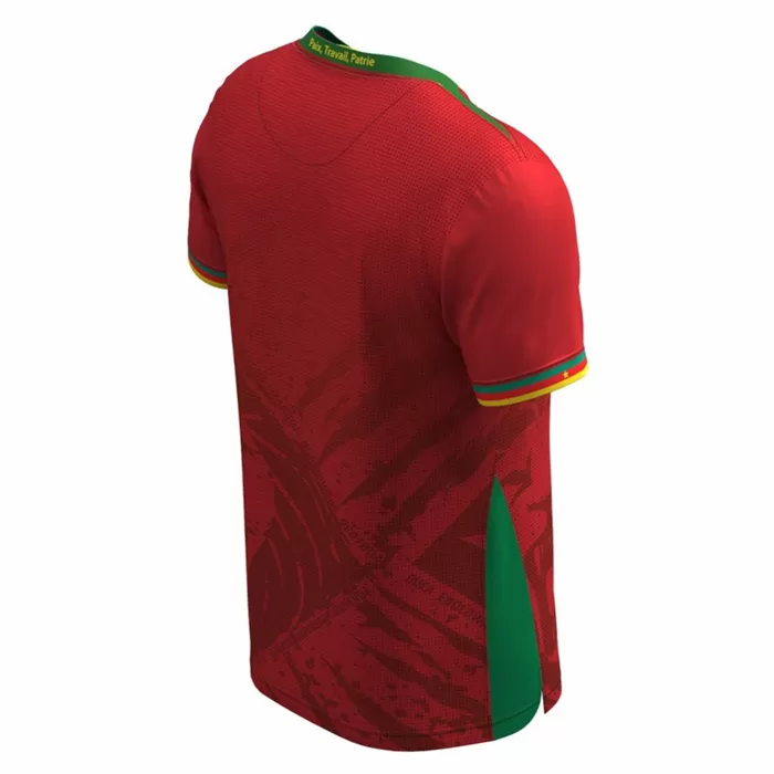2025 2026 Cameroon Mens Away Soccer Jersey Red Lion Graphic 2025 2026 Cameroon Mens Away Soccer Jersey Red Lion Graphic