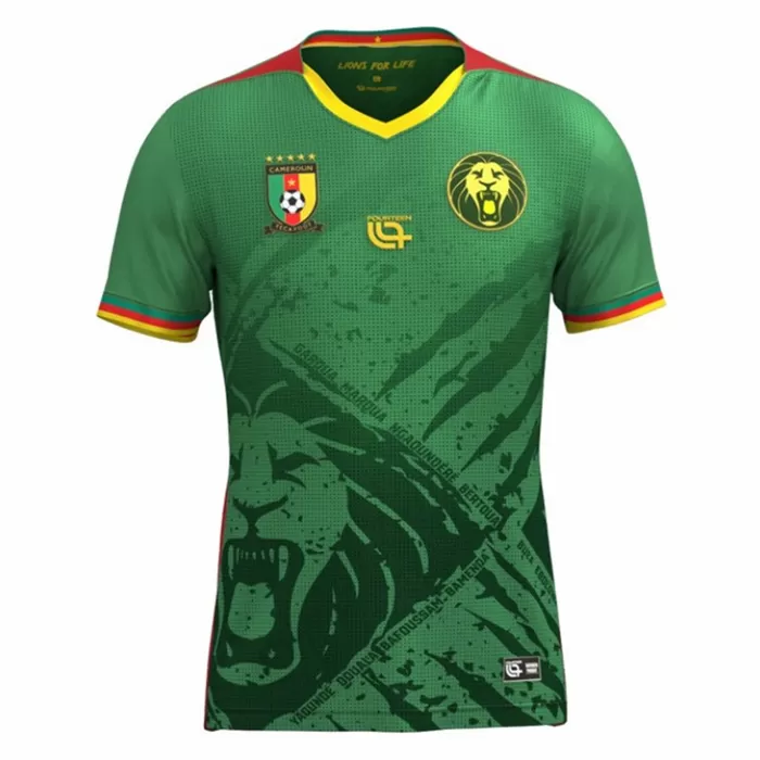 2025 2026 Cameroon Mens Home Soccer Jersey Indomitable Lions Green 2025 2026 Cameroon Mens Home Soccer Jersey Indomitable Lions Green
