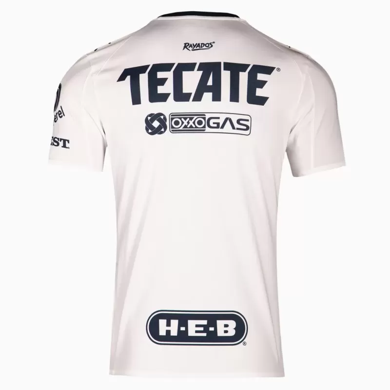 2025 2026 CF Monterrey Mens Away Soccer Jersey Blue Black Chevron 2025 2026 CF Monterrey Mens Away Soccer Jersey Blue Black Chevron