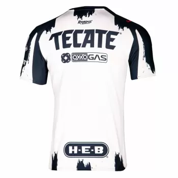 2025 2026 CF Monterrey Mens Home Soccer Jersey Blue White Stripes