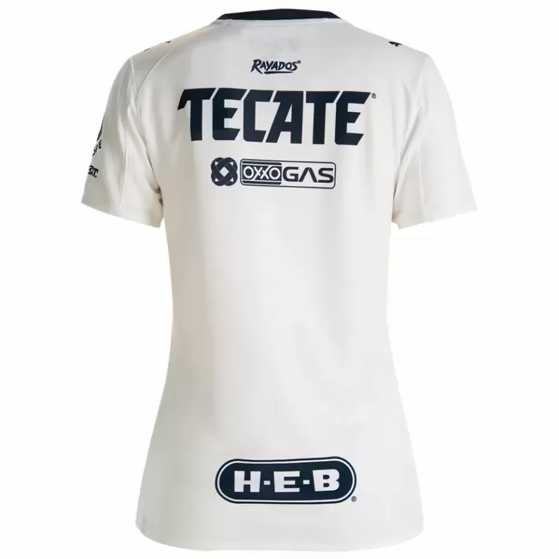 2025 2026 CF Monterrey Womens Away Soccer Jersey Blue Black Chevron