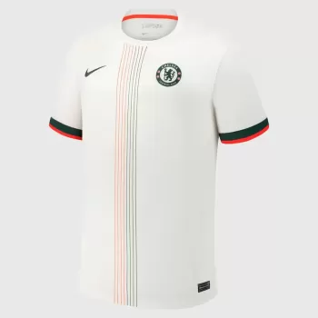 2025 2026 Chelsea Mens Away Soccer Jersey White Red Green