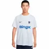 2025 2026 Chelsea Mens Pre Match Soccer Jersey White Blue