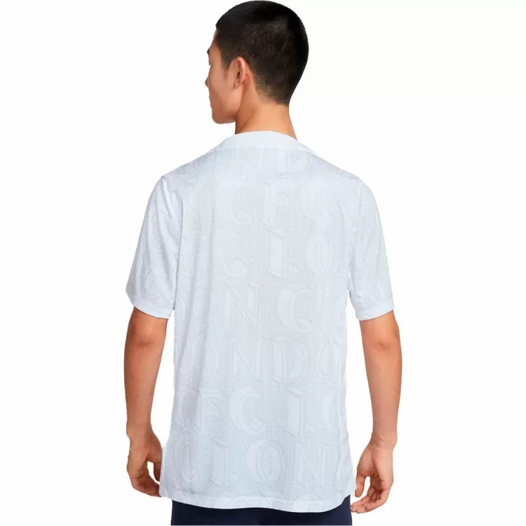 2025 2026 Chelsea Mens Pre Match Soccer Jersey White Blue