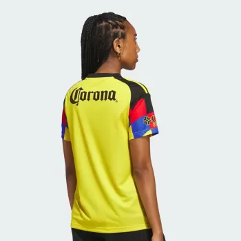 2025 2026 Club America Womens Home Soccer Jersey Eagle Feather