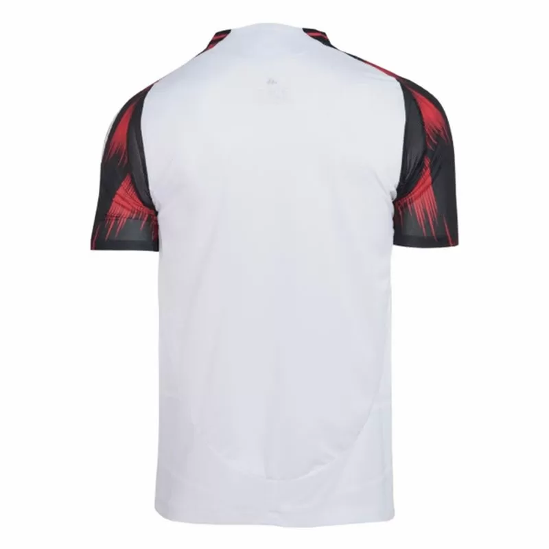 2025 2026 CR Flamengo Mens Away Soccer Jersey White Red