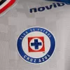 2025 2026 Cruz Azul Mens Away Soccer Jersey Grey Cross Pattern