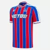 2025 2026 Crystal Palace Mens Home Soccer Jersey Red Blue Pinstripe