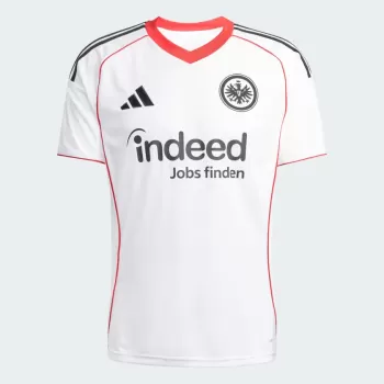 2025 2026 Eintracht Frankfurt Mens Away Soccer Jersey White Black