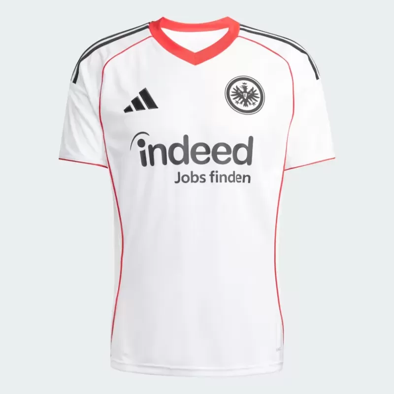 2025 2026 Eintracht Frankfurt Mens Away Soccer Jersey White Black 2025 2026 Eintracht Frankfurt Mens Away Soccer Jersey White Black