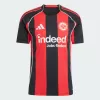 2025 2026 Eintracht Frankfurt Mens Home Soccer Jersey Red Black Stripe