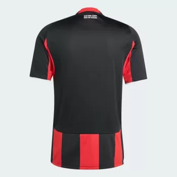 2025 2026 Eintracht Frankfurt Mens Home Soccer Jersey Red Black Stripe