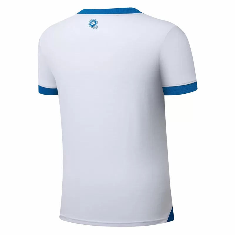 2025 2026 El Salvador Mens Away Soccer Jersey White Beach Waves