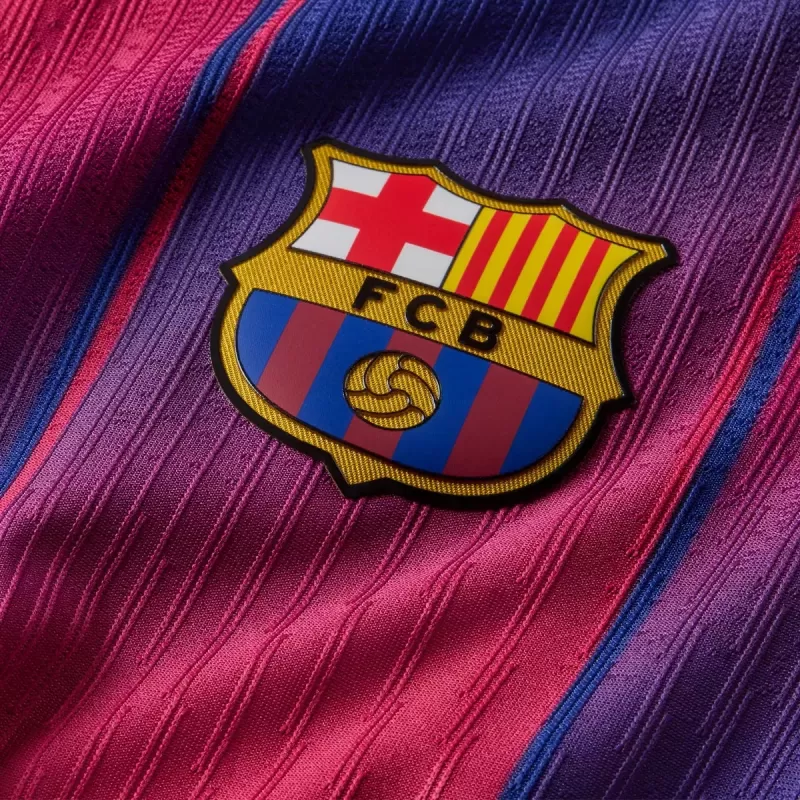 2025 2026 FC Barcelona Mens Home Soccer Jersey Blaugrana Gradient