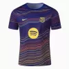 2025 2026 FC Barcelona Mens Pre Match Soccer Jersey Navy Wavy 2025 2026 FC Barcelona Mens Pre Match Soccer Jersey Navy Wavy