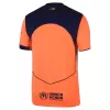 2025 2026 FC Barcelona Mens Third Soccer Jersey Orange Navy