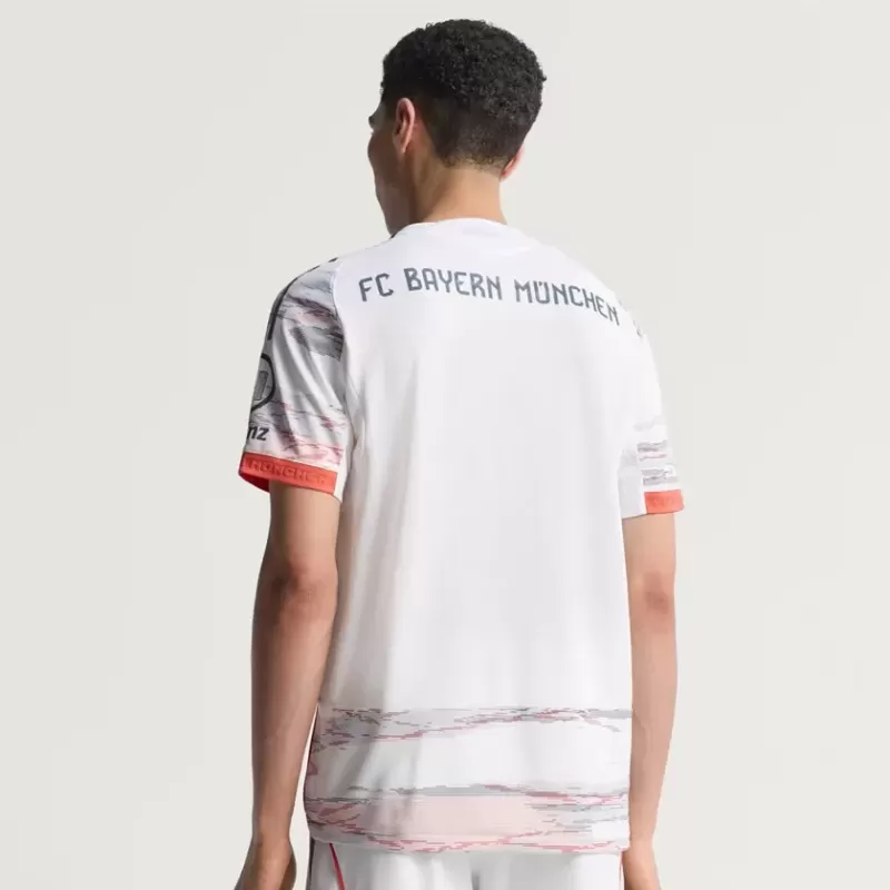 2025 2026 FC Bayern Munich Mens Away Authentic Soccer Jersey Player Version 2025 2026 FC Bayern Munich Mens Away Authentic Soccer Jersey Player Version