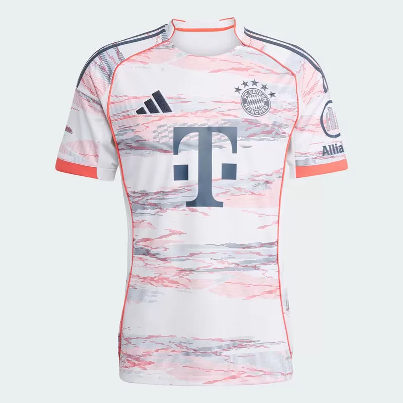 2025 2026 FC Bayern Munich Mens Away Soccer Jersey White