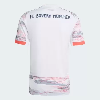 2025 2026 FC Bayern Munich Mens Away Soccer Jersey White 2025 2026 FC Bayern Munich Mens Away Soccer Jersey White