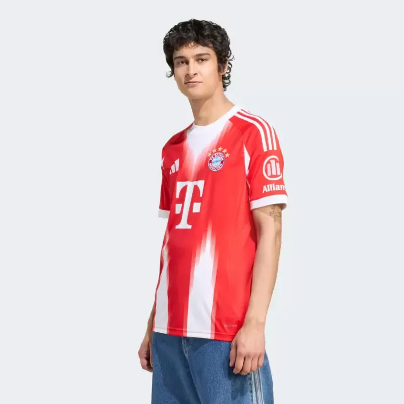 2025 2026 FC Bayern Munich Mens Home Authentic Soccer Jersey Player Version