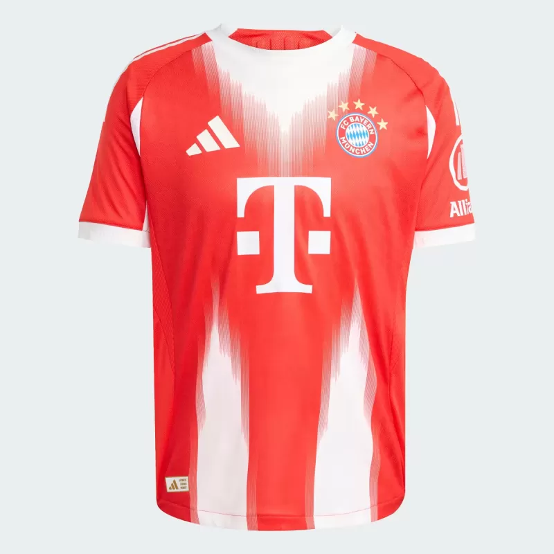 2025 2026 FC Bayern Munich Mens Home Soccer Jersey Red White M Design 2025 2026 FC Bayern Munich Mens Home Soccer Jersey Red White M Design