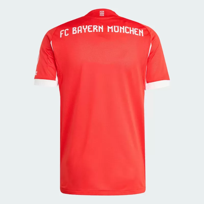 2025 2026 FC Bayern Munich Mens Home Soccer Jersey Red White M Design 2025 2026 FC Bayern Munich Mens Home Soccer Jersey Red White M Design