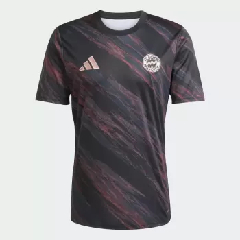 2025 2026 FC Bayern Munich Mens Pre Match Soccer Jersey Black