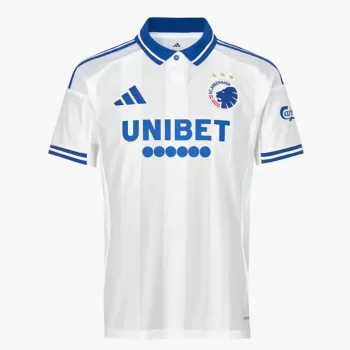 2025 2026 FC Copenhagen Mens Home Soccer Jersey White Blue