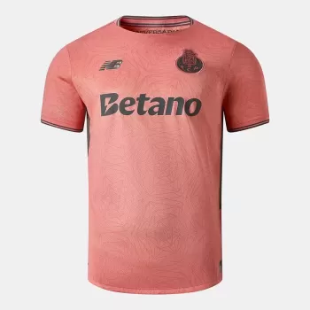 2025 2026 FC Porto Mens Away Soccer Jersey Sunfade Pink