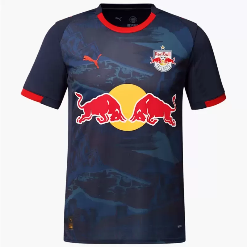 2025 2026 FC Red Bull Salzburg Mens Away Soccer Jersey Blue 2025 2026 FC Red Bull Salzburg Mens Away Soccer Jersey Blue
