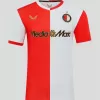 2025 2026 Feyenoord Mens Home Soccer Jersey Red White Gold