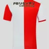2025 2026 Feyenoord Mens Home Soccer Jersey Red White Gold