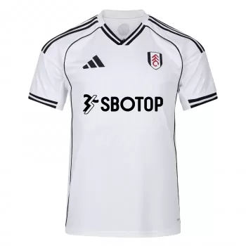 2025 2026 Fulham FC Mens Home Soccer Jersey White Balcony Ironwork