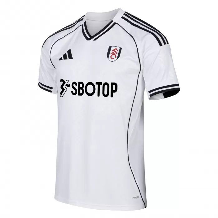 2025 2026 Fulham FC Mens Home Soccer Jersey White Balcony Ironwork 2025 2026 Fulham FC Mens Home Soccer Jersey White Balcony Ironwork