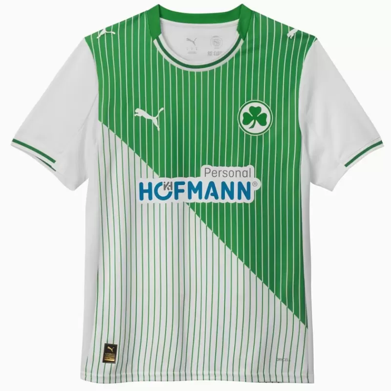2025 2026 Greuther Furth Mens Home Soccer Jersey Green White