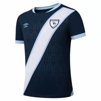 2025 2026 Guatemala Mens Away Soccer Jersey Navy Quetzal