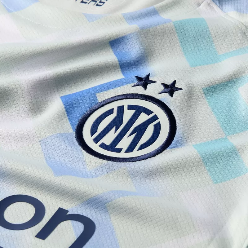 2025 2026 Inter Milan Mens Away Soccer Jersey White Blue