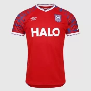 2025 2026 Ipswich Town Mens Away Soccer Jersey Blue Anniversary