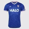 2025 2026 Ipswich Town Mens Home Soccer Jersey Blue Crest Pattern 2025 2026 Ipswich Town Mens Home Soccer Jersey Blue Crest Pattern