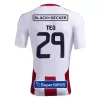 2025 2026 Junior FC Mens Home Soccer Jersey Red White 2025 2026 Junior FC Mens Home Soccer Jersey Red White