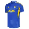 2025 2026 Leeds United Mens Away Soccer Jersey Blue Embossed