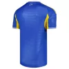 2025 2026 Leeds United Mens Away Soccer Jersey Blue Embossed