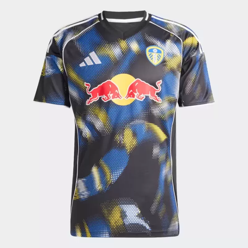 2025 2026 Leeds United Mens Third Soccer Jersey Fan Scarf Graphic