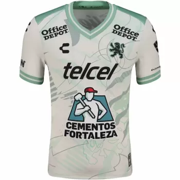 2025 2026 Leon Mens Away Soccer Jersey Green Lion Claw Design