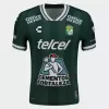 2025 2026 Leon Mens Home Soccer Jersey Green Vertical Stripes
