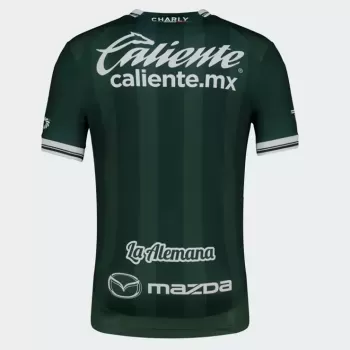 2025 2026 Leon Mens Home Soccer Jersey Green Vertical Stripes 2025 2026 Leon Mens Home Soccer Jersey Green Vertical Stripes